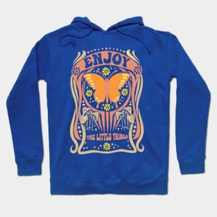 enjoy the little things butterfly 1 Hoodie